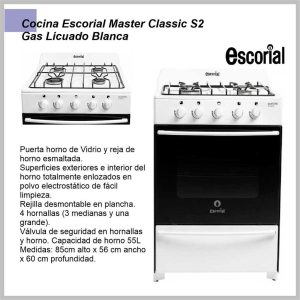 Cocina ESCORIAL Master S2 BL Classic GL