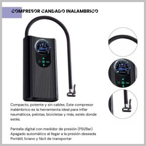 Compresor Candado Inalambrico