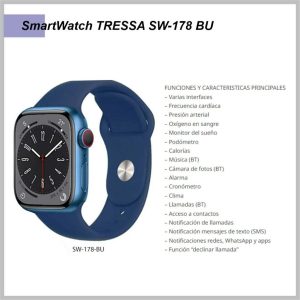 Reloj SmartWatch TRESSA SW-178/BU