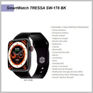 Reloj SmartWatch TRESSA SW-178/BK