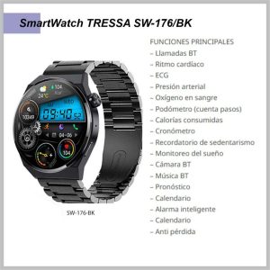 Reloj SmartWatch TRESSA SW-176/BK