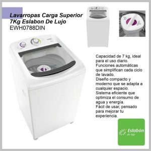 Lavarropas ESLABON DE LUJO 7kg EWH07BBDIN