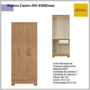 Ropero DELOS RIO 3 puertas 9300EMAC