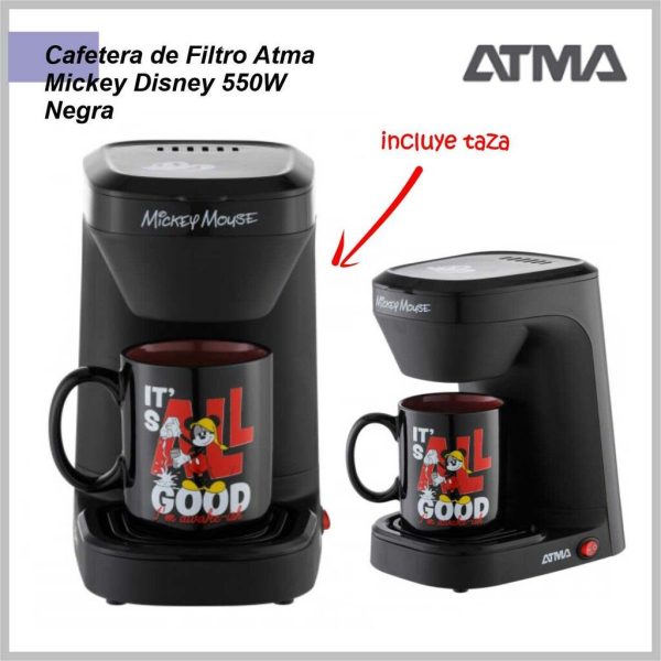 Cafetera ATMA Disney  Mickey CAAT118MKP