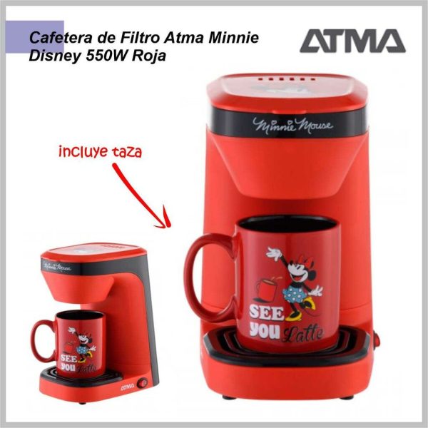Cafetera ATMA Disney  Minnie CAAT118MNP