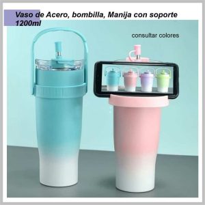 Vaso manija con soporte 1200ML ISA808