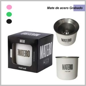 Mate de acero grabado  20215/20212