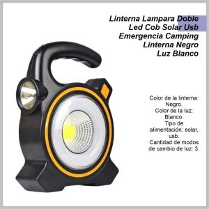 Linterna led doble camping JY819A