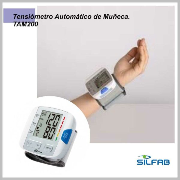 Tensiómetro SILFAB automático de muñeca TAM200