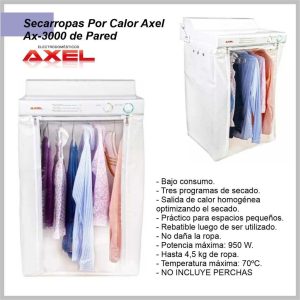 Secarropa por Calor AXEL AX3000 4.5KG