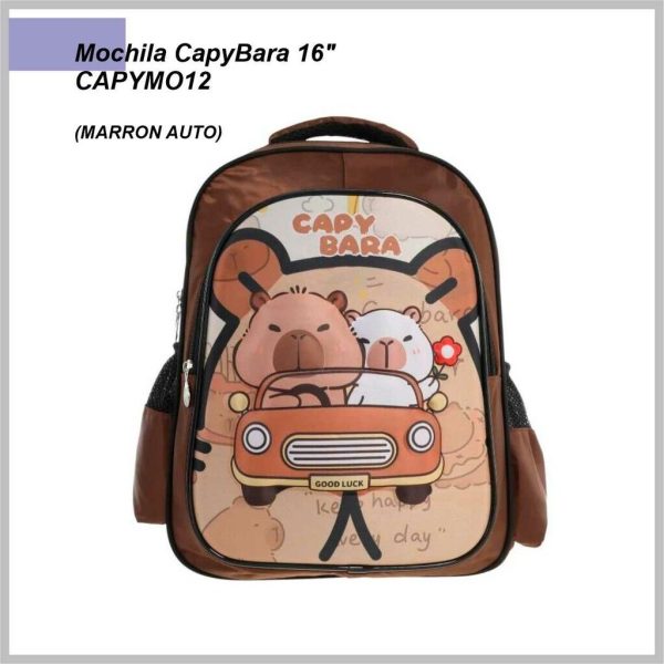 Mochila Infantil Capybara 16 CAPYMO12 (marron auto)