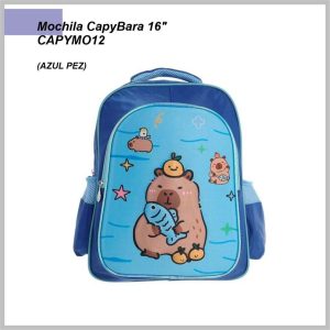 Mochila Infantil Capybara 16 CAPYMO12 (azul pez)
