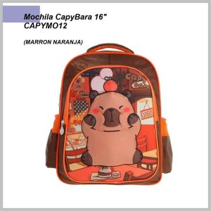 Mochila Infantil Capybara 16 CAPYMO12 (marron-naranja)