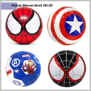 Pelota Futbol Nº5 MARVEL 56120 Spiderman negro