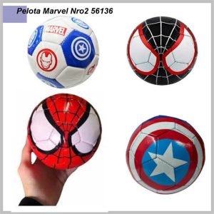 Pelota Futbol Nº2 MARVEL 56136 Capitan América Blanco