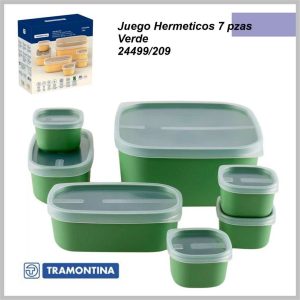 Juego TRAMONTINA Hermético 7 pzas  25499/2090 7423/409 7424