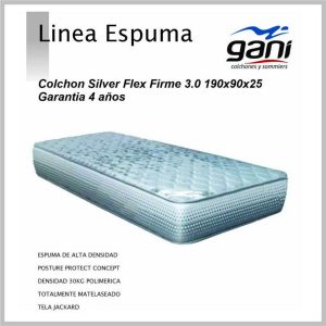 Colchon  GANI Silver Flex Firme 3.0 190x90x25