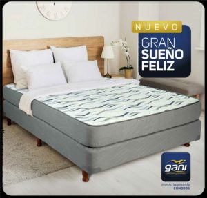 Sommier GANI G5 Gran Sueño Feliz 2.0 / Europillow 190x140cm ( 2 plazas)