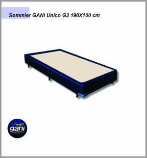 Sommier GANI Unico G3 190X100cm – Blue Sprinng Extra soft – Air Flex Jack ( 1 1/2 plaza)